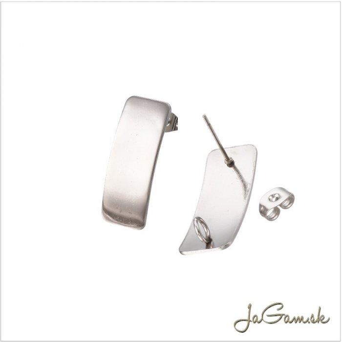 Náušnicové puzety 25x10mm CHIRURGICKÁ OCEĽ, 2ks (CH1685)